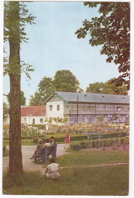 RPR,CP circulata 1962,Oradea,Baile 1 Mai foto