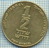 3348 MONEDA - ISRAEL - 1/2 NEW SHEQEL - anul 1995 ? -starea care se vede