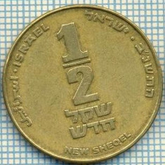 3349 MONEDA - ISRAEL - 1/2 NEW SHEQEL - anul 1992 ? -starea care se vede