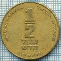 3360 MONEDA - ISRAEL - 1/2 NEW SHEQEL - anul 1985 ? -starea care se vede