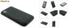Husa Samsung Galaxy S i9000 i9001 + incarcator auto + folie + stylus, Negru, Plastic