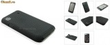 Husa Samsung Galaxy S i9000 i9001 + incarcator auto + folie + stylus, Negru, Plastic