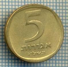 3480 MONEDA - ISRAEL - 5 AGOROT - anul 1973 ? -starea care se vede foto