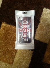 Husa / Carcasa protectie plastic iPhone 4/4S model 14 Keep Calm foto