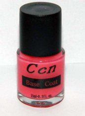 Base coat CCN cu pensula 15ml pentru unghii false unghii gel,uv topcoat nelipsit din orice kit unghii incepatori manichiura foto