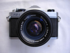 Aparat foto cu film Fuji AZ1+zoom 43-75/3,5-4,5 filet 42mm+tocul original foto
