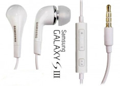 Casti Samsung &amp;quot;Earphone for Samsung galaxy s2 s3 with volume control, mic&amp;quot; foto