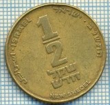 3356 MONEDA - ISRAEL - 1/2 NEW SHEQEL - anul 1992 ? -starea care se vede