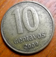 ARGENTINA 10 CENTAVOS 2009 foto