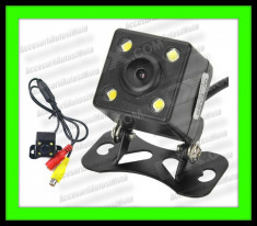 CAMERA VIDEO MARSARIER Camera AUTO Mers Inapoi Night Vision 4 LED foto