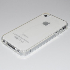 Husa TPU Apple iPhone 4 4S Transparenta foto