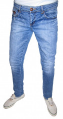 Blugi CONICI &amp;quot;ONLY LIMITLESS DENIM&amp;quot; - MODEL FRUMOS - SKINNY / SLIM FIT - ( MARIME: 32 ) - TALIE = 88 CM / LUNGIME = 103 CM foto