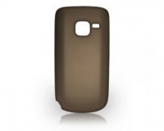 Husa de silicon TPU, culoare maro, Nokia C3 foto