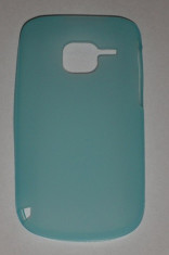 Husa de silicon TPU, culoare turquoise, Nokia C3 foto