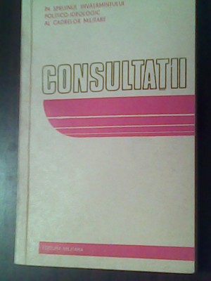 Consultatii-Procesul multilateral al patriei-temelia intaririi capacitatii ei de aparare foto