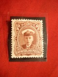 Timbru 3 C.brun 1911-Fam.Regala George V -Tera Nova ,sarniera