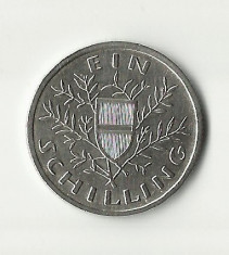 MONEDA DE 1 SCHILLING AUSTRIA DE ARGINT 1925 foto