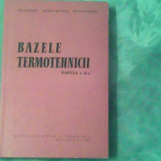 Bazele termotehnicii partea II-Teoria ciclurilor-Dan Stefanescu,Berthold Grunwald,Vsevolod Radcenco