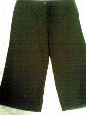 Fusta-pantalon office din stofa de lana neagra mas12UK, 38EUR foto