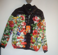 Jacheta iarna cu imprimeu floral 2013-2014, atentie la masuri! foto