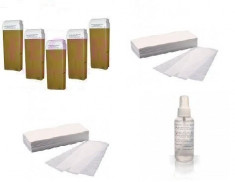 consumabile ceara cartus , cartuse , rezerve , hartie / benzi epilare , ulei dupa epilat , kit , set foto