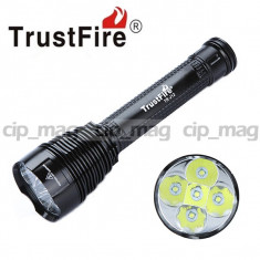 Lanterna Profesionala TrustFire J12 5x Cree XM-L T6 4500 Lumeni 5x T6 foto