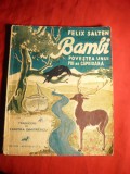 Felix Salten -Bambi-povestea unui pui de caprioara - Ed. interbelica , ilustratii