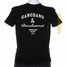 Tricou cocaine caviar gangbang &amp;amp;amp; bacalaureat foto