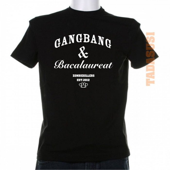 Tricou cocaine caviar gangbang &amp;amp; bacalaureat