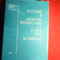V.Eskenasy -Izvoare .Marturii - Evreii din Romania. vol 1 -ed. 1986