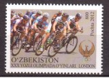 UZBEKISTAN 2012, J.O. Londra I, serie neuzata, MNH, Sport, Nestampilat
