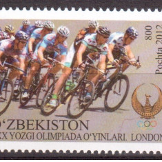 UZBEKISTAN 2012, J.O. Londra I, serie neuzata, MNH