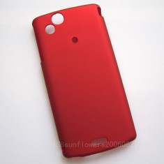 husa protectie subtire rosie Sony Ericsson SE Xperia Arc s X12 + folie protectie ecran + expediere gratuita foto