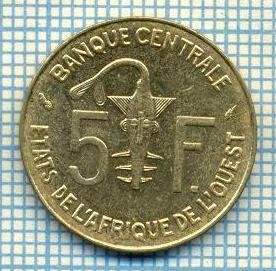 3617 MONEDA - STATELE AFRICII DE VEST - 5 FRANCS - anul 1992 -starea care se vede foto