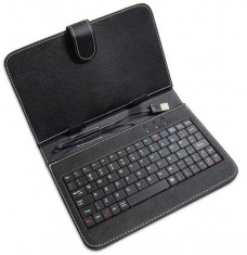 Husa pentru tablete de 7&amp;quot;, cu tastatura, Pentagram 7&amp;quot;, GoClever 7&amp;quot;, Lark 7&amp;quot;, Manta 7&amp;quot; - 004208 foto