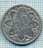 3608 MONEDA - STATELE AFRICII CENTRALE - 50 FRANCS - anul 1976 D -starea care se vede