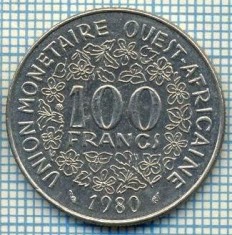 3631 MONEDA - STATELE AFRICII DE VEST - 100 FRANCS - anul 1980 -starea care se vede