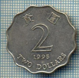 3598 MONEDA - HONG KONG - 2 DOLLARS - anul 1995 -starea care se vede