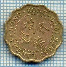 3595 MONEDA - HONG KONG - 20 CENTS - anul 1980 -starea care se vede