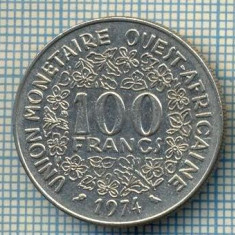 3629 MONEDA - STATELE AFRICII DE VEST - 100 FRANCS - anul 1974 -starea care se vede