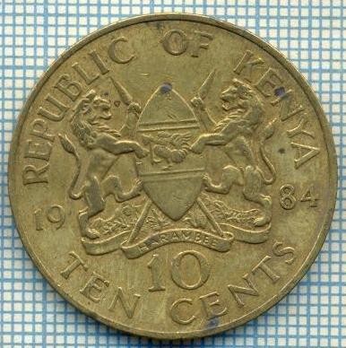 3572 MONEDA - KENYA - 10 CENTS - anul 1984 -starea care se vede foto