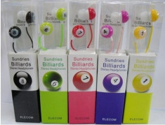 Casti Sundries Billiards In-ear Earphone Stereo Headphone Headset MP3 MP4 Tableta PC IPOD Dop Silicon - GARANTIE foto