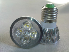 Bec Spot LED 4W 220V fasung E27 E14 echivalent cu 40W filament foto