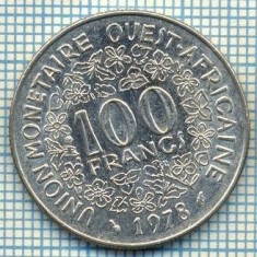 3632 MONEDA - STATELE AFRICII DE VEST - 100 FRANCS - anul 1978 -starea care se vede