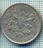 3569 MONEDA - KENYA - 50 CENTS - anul 1989 -starea care se vede