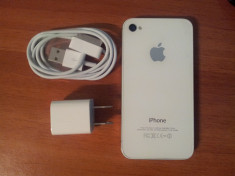 Iphone 4s alb 16gb neverlocked neg foto