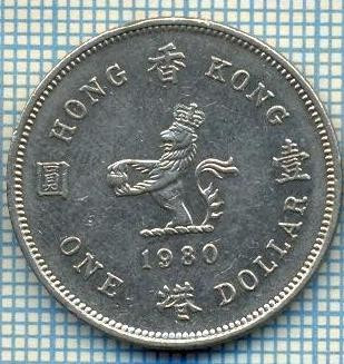3600 MONEDA - HONG KONG - 1 DOLLAR - anul 1980 -starea care se vede