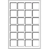 Leuchtturm coli de rezerva avec protectie 24x (45x45mm)/2 buc. in ambalaj