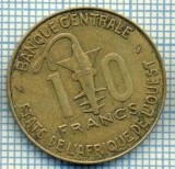 3626 MONEDA - STATELE AFRICII DE VEST - 10 FRANCS - anul 1977 -starea care se vede