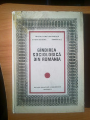 g1 Gandirea sociologica din Romania - Miron Constantinescu foto